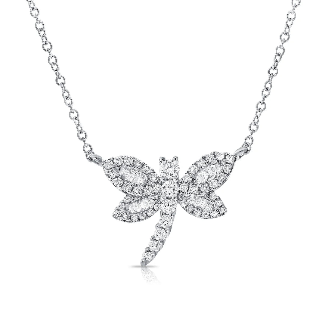 Spirit Diamond Dragonfly Necklace