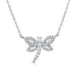 Load image into Gallery viewer, Spirit Diamond Dragonfly Necklace
