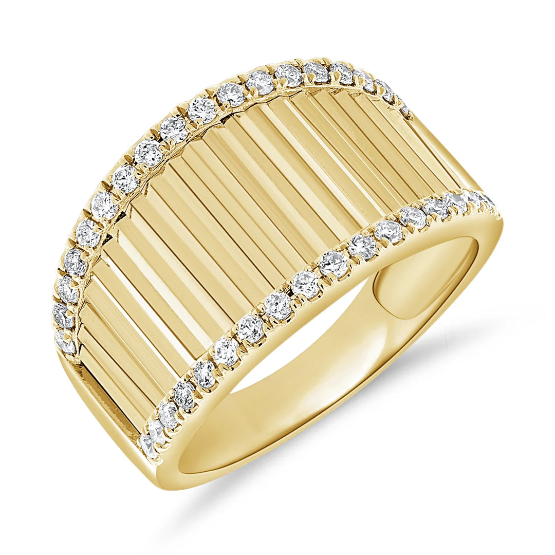 River Dome Diamond Ring