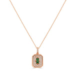 Load image into Gallery viewer, Emerald &amp; Diamond Necklace
