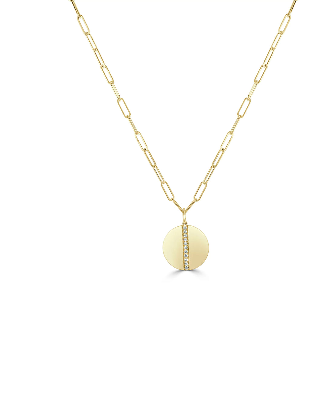 Disco Diamond Circle Disc Charm