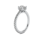 Load image into Gallery viewer, Lily Hidden Halo Diamond Semi Mount
