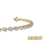 Load image into Gallery viewer, Odesa Pear Shape Tennis Bracelet

