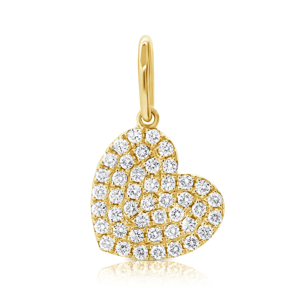 Diamond Heart Charm