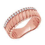Load image into Gallery viewer, Kiki Diamond Fluted Band

