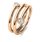 Load image into Gallery viewer, Rosy Diamond Wrap Ring
