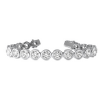 Load image into Gallery viewer, Bali Bezel Tennis Bracelet
