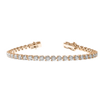 Load image into Gallery viewer, Three Prong Tennis Bracelet
