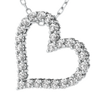 Load image into Gallery viewer, Heart Diamond Necklace
