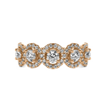Load image into Gallery viewer, Lab Grown Halo Diamond Wedding Band
