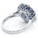 Load image into Gallery viewer, Art Deco Diamond &amp; Sapphire Semi-mount
