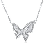 Load image into Gallery viewer, Monarch Butterfly Diamond Necklace
