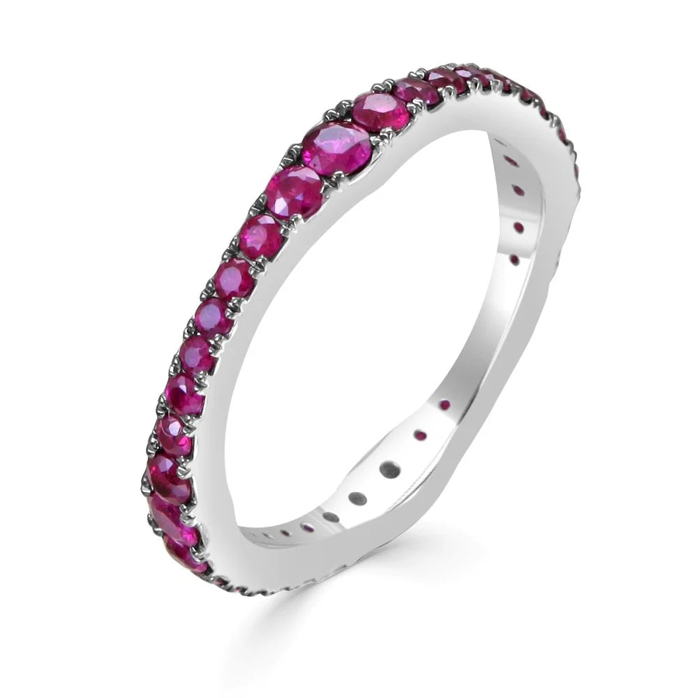Rojo Ruby Eternity Ring