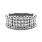 Load image into Gallery viewer, Bold Beaded Diamond Ring
