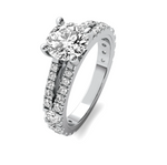 Load image into Gallery viewer, Split Shank Diamond Semi Mount
