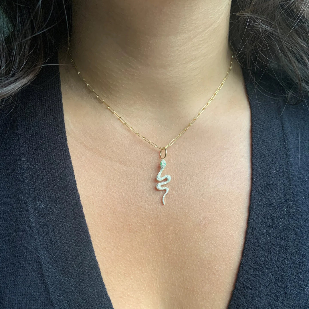 Diamond Slinky Snake Charm