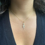 Load image into Gallery viewer, Diamond Slinky Snake Charm

