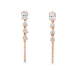 Load image into Gallery viewer, Marseille Oval &amp; Round Diamond Earrings
