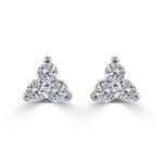 Load image into Gallery viewer, Triangle Diamond Earrings
