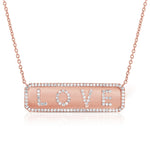 Load image into Gallery viewer, Amore Diamond Plate Necklace
