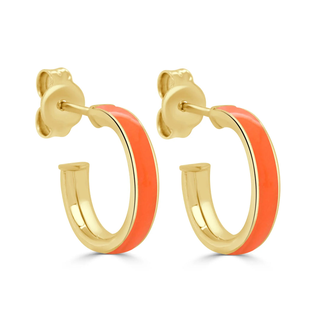Enamel Orange Open Huggies