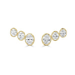 Load image into Gallery viewer, Classic Oval Cut Diamond Earrings

