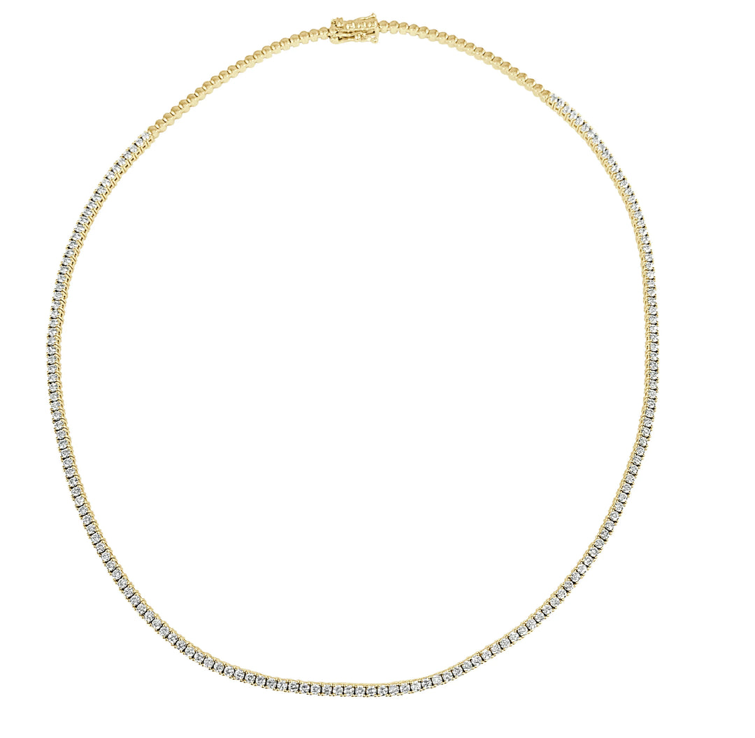 Stacking Diamond Tennis Necklace