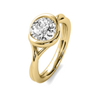 Load image into Gallery viewer, Ava Wrap Bezel Solitaire Semi Mount
