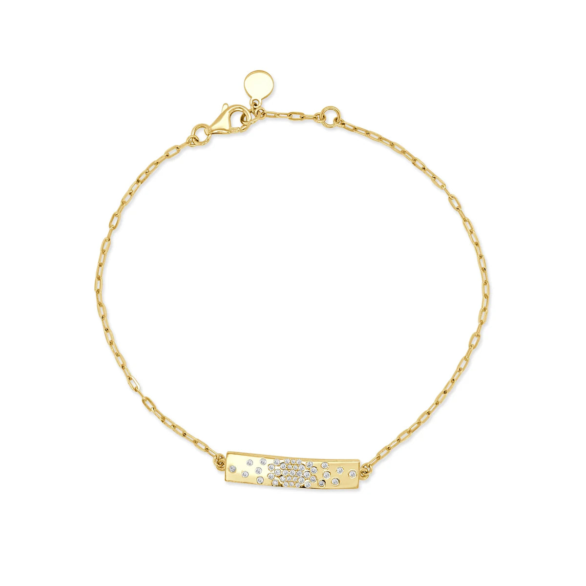 Diamond sprinkle candy bar bracelet