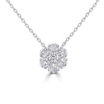 Load image into Gallery viewer, Zinnia Diamond Necklace
