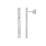 Load image into Gallery viewer, Dangling Sprinkle Diamond Earrings
