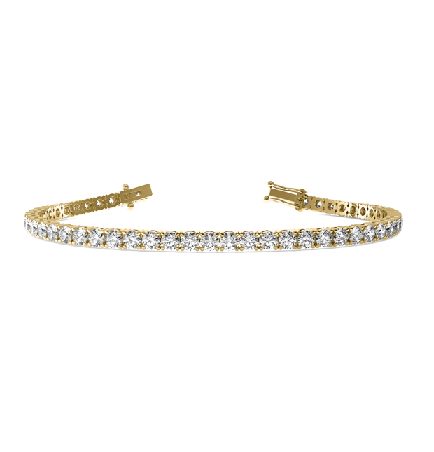 Classic four prong tennis bracelet