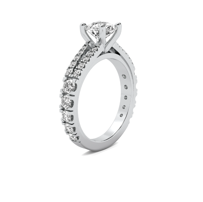 Split Shank Diamond Semi Mount