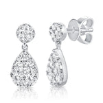 Load image into Gallery viewer, I Do Diamond Dangle Stud Earrings
