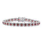 Load image into Gallery viewer, Dorothy Ruby &amp; Diamond Bracelet
