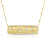 Load image into Gallery viewer, Amore Diamond Plate Necklace

