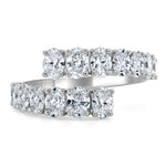 Load image into Gallery viewer, Duo Diamond Bypass Ring
