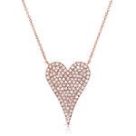 Load image into Gallery viewer, Petite Diamond Love Heart Necklace
