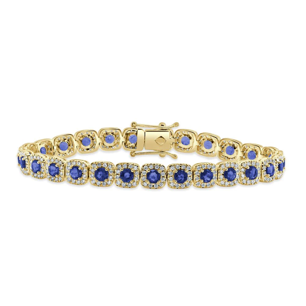 Sapphire & Diamond Bracelet