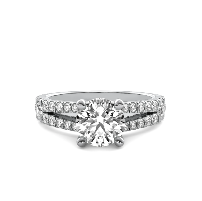 Split Shank Diamond Semi Mount