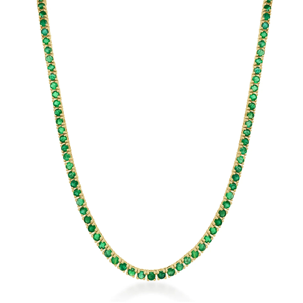 Sinead emerald tennis necklace
