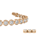 Load image into Gallery viewer, Bali Bezel Tennis Bracelet
