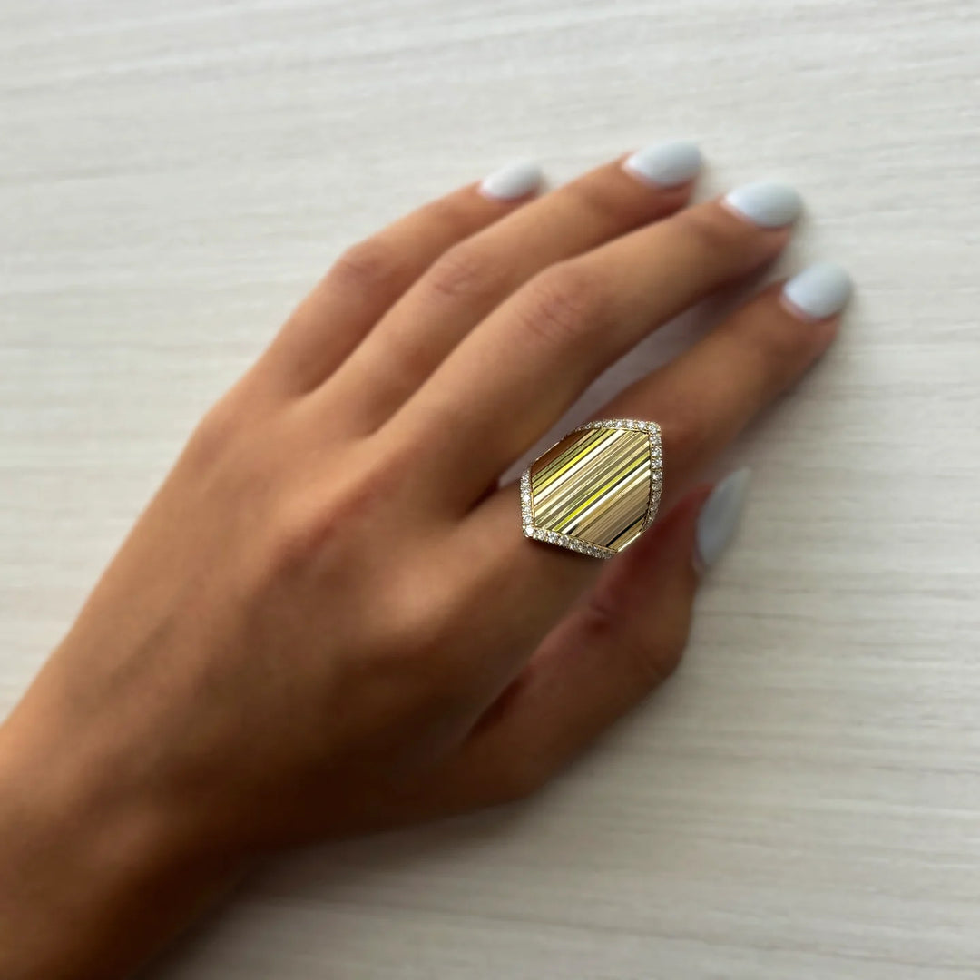 River Diamond Ring
