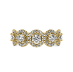 Load image into Gallery viewer, Lab Grown Halo Diamond Wedding Band
