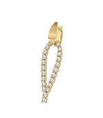 Load image into Gallery viewer, Triangle Diamond Drop Earrings
