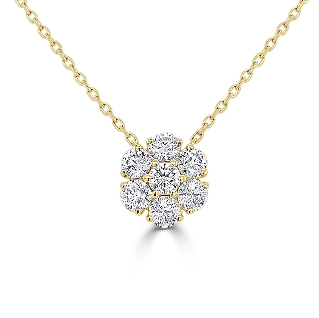 Zinnia Diamond Necklace