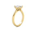 Load image into Gallery viewer, Cathedral Oval Cut Solitaire Semi Mount
