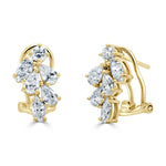 Load image into Gallery viewer, Paris Cluster Diamond Earrings
