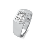 Load image into Gallery viewer, Lab Grown Radiant Solitaire Men's Band
