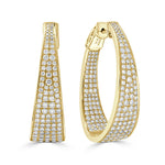Load image into Gallery viewer, Taylor Diamond Hoop Earrings
